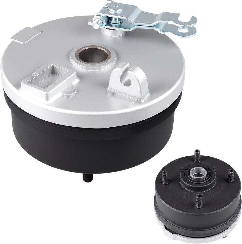amavoler Front Drum Brake Wheel Hub with 4 Stud -Hole Spacing 88mm Shoes 8" Rim Fit for 110cc- 250cc ATV Taoao Quad,New Cheetah Tforce ATA 125E 125F1 etc,Fit on Tire 19x7-8.(Right) - Image 1
